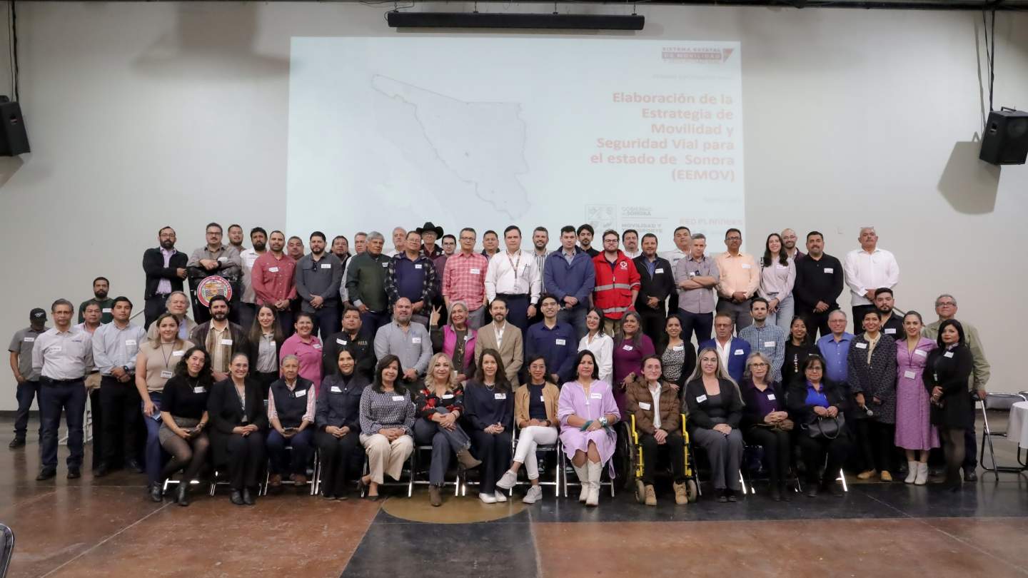 Gobierno de Sonora construye Estrategia Estatal de Movilidad y Seguridad Vial